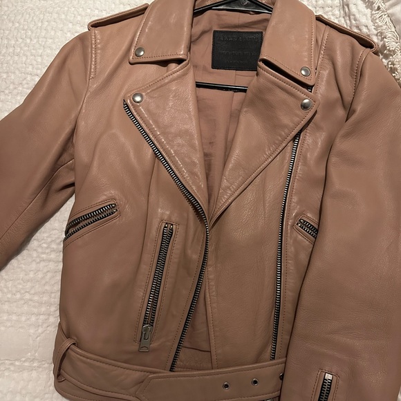 AllSaints leather Jacket - Picture 3 of 8